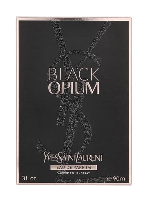 Yves Saint Laurent Eau De Parfum Spray for Women, Black Opium, 3 Ounce