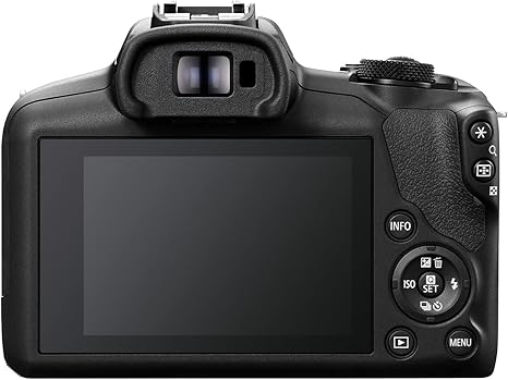 Canon EOS R100 Mirrorless Camera, RF Mount, 24.1 MP, DIGIC 8 Image Processor, Continuous Shooting, Eye Detection AF, Full HD Video, 4K, Small, Lightweight, Wi-Fi, Bluetooth, Content Creation