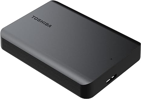 Toshiba Canvio Basics 2TB Portable External Hard Drive USB 3.0, Black - HDTB520XK3AA