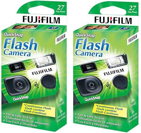 Fujifilm QuickSnap Flash 400 One-Time-Use Camera - 2 Pack