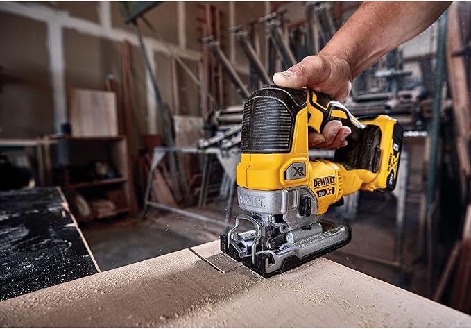 DEWALT 20V MAX XR Jig Saw, 3,200 Blade Speed, Cordless, Brushless Motor, LED Light, Bare Tool Only (DCS334B