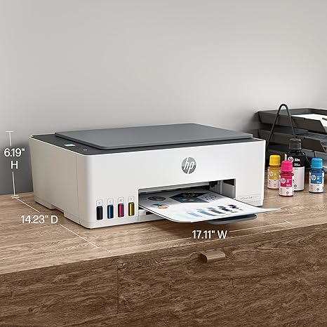 HP Smart Tank 5101 Wireless All-in One Ink Tank Printer with 2 years of ink included, Print, scan, copy, Best-for-home, Refillable ink tank (1F3Y0A)